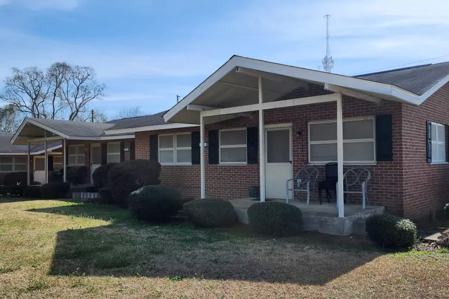 exterior of public housing